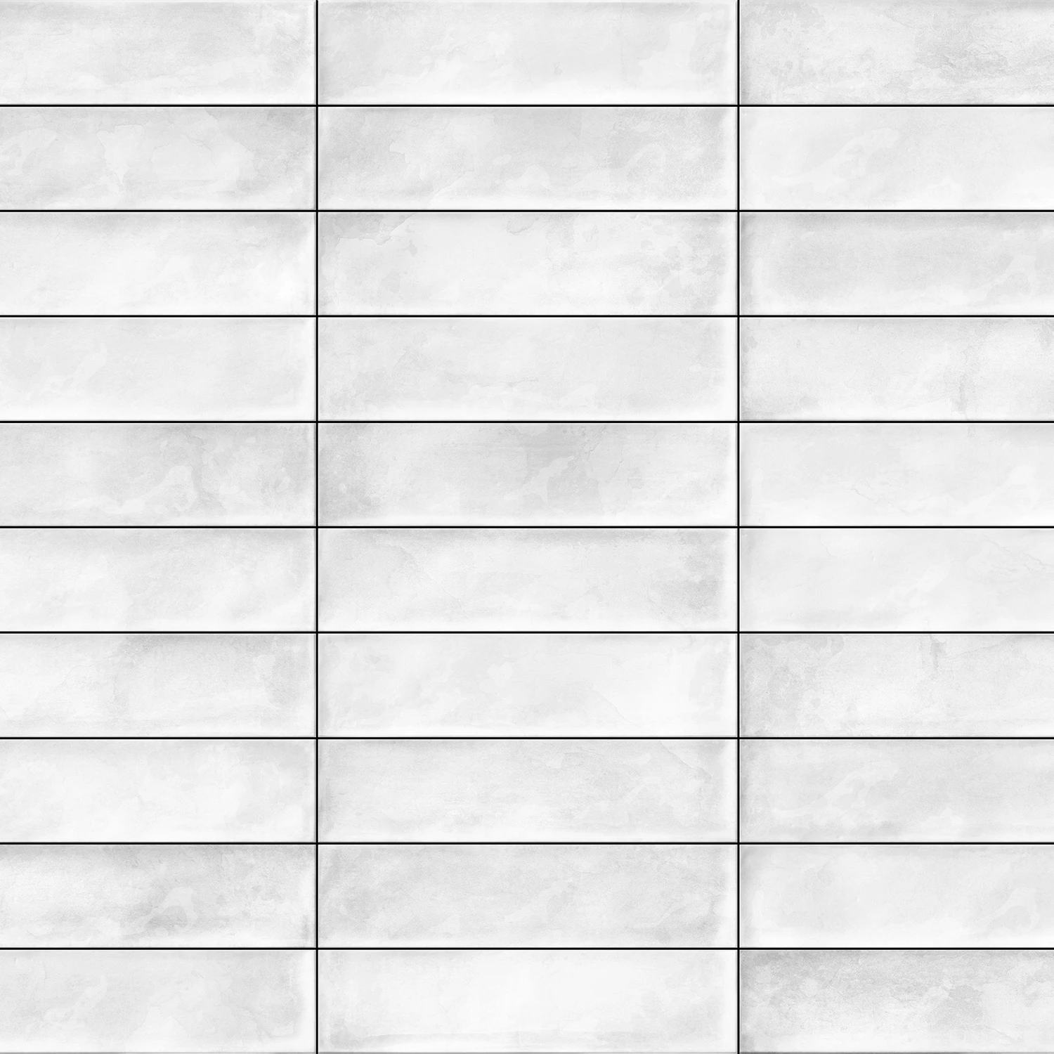 Wandfliese Brick Cambre White 7,5 x 30 cm