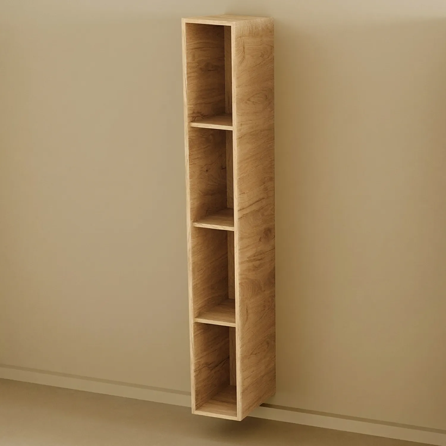 Riho Spring-Up Hochschrank Regal offen Nature Oak