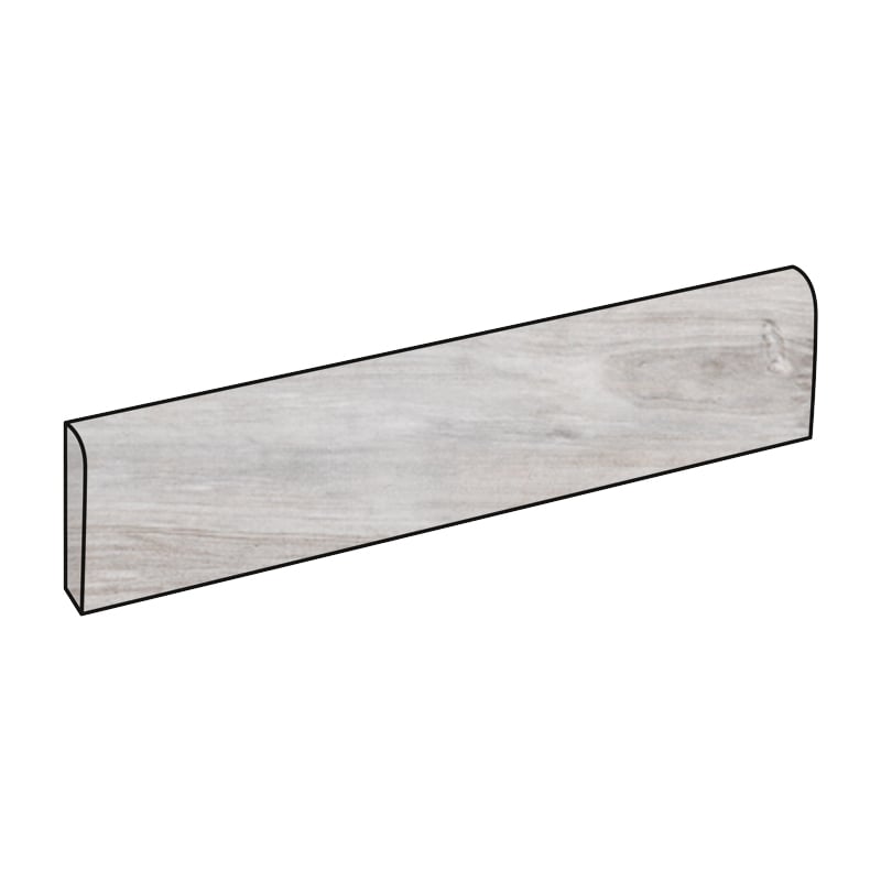 Holzoptik Sockel Sintesi Timber Bianco 10 x 80,2 cm