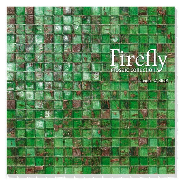Sicis Firefly Irlanda Glasmosaik 15 x 15 mm