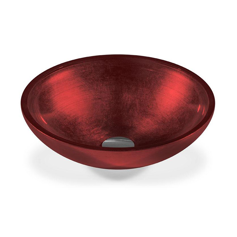 Sicis Doh Round Aufsatzbecken 40 cm Carmesim