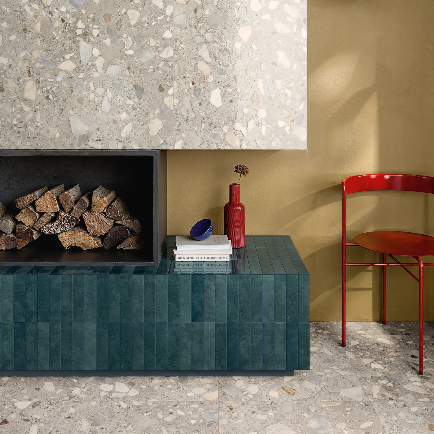 Brick Wandfliese Golden Hour Blue Lagoon 4,8 x 20 cm
