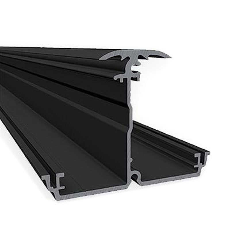 SOL-50 PV XXL-Horizontalprofil 2 m Premium Schwarz