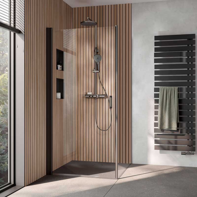 HSK Exklusiv 2.0 Drehtür für Seitenwand 90 cm