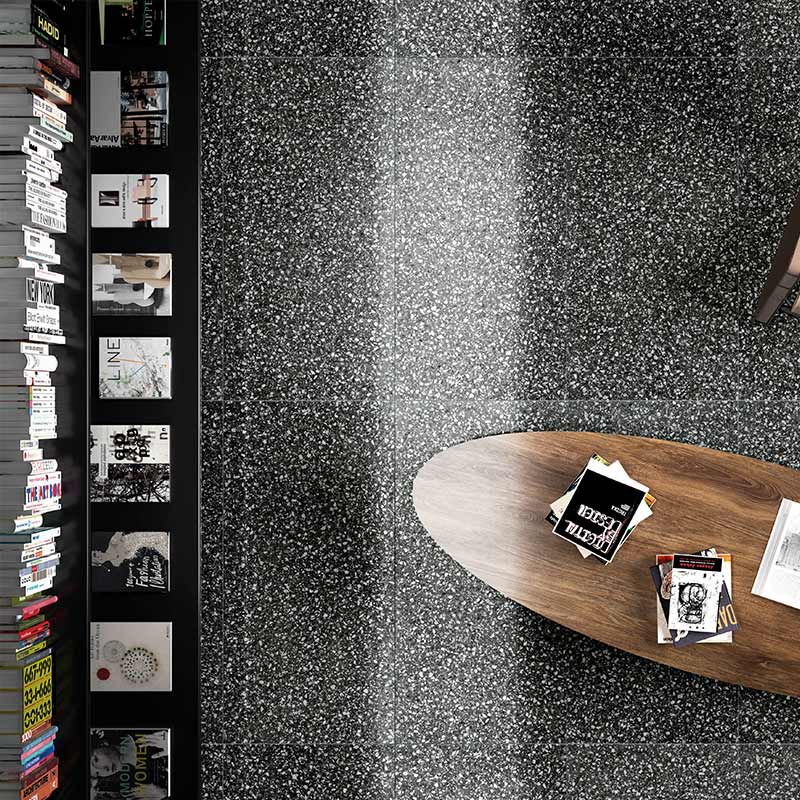 CIR Venezia Nero Lux Bodenfliese 60 x 120 cm poliert