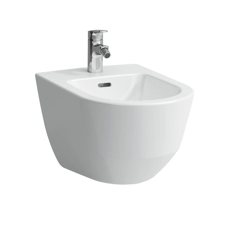 Laufen pro Bidet wandhängend Eckventile innenliegend