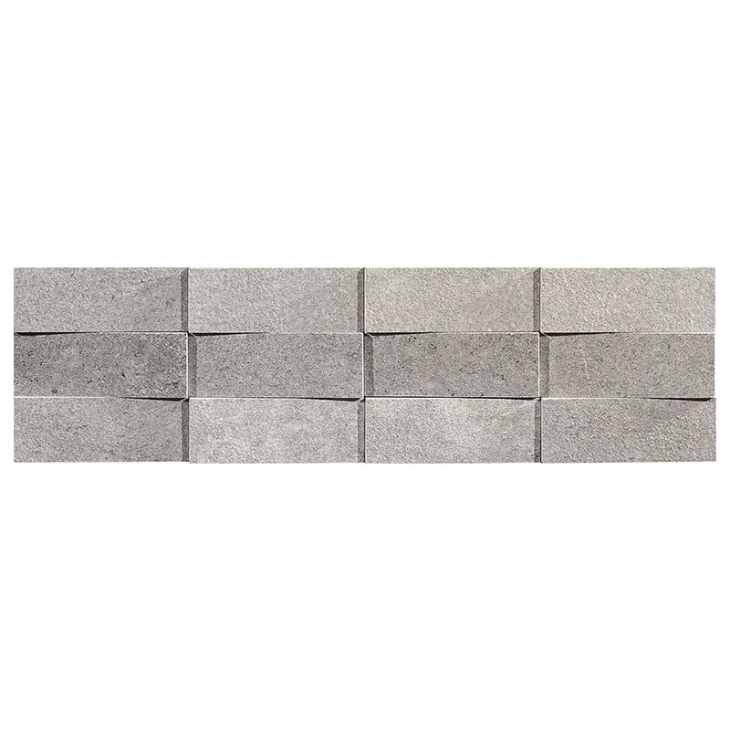 gazzini Essential Grey Listello Multilevel 8 x 30 cm Bordüre