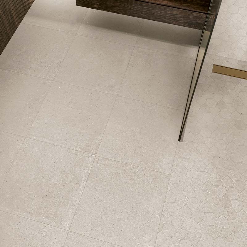 Betonoptik Bodenfliese Terracruda Caolino 60 x 60 cm