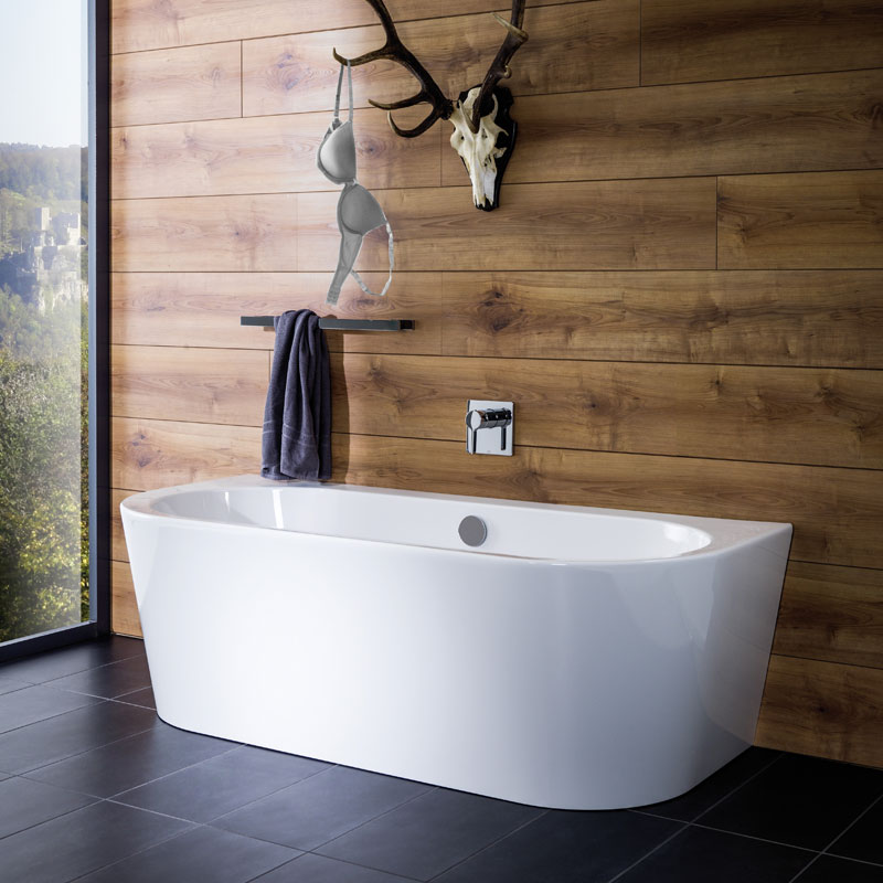 cenotes one back to wall Vorwand Badewanne 180 x 80 cm