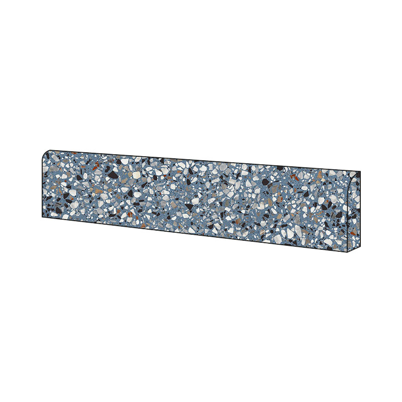 Terrazzo Beton Sockel Kado Ocean Flakes 9 x 60 cm