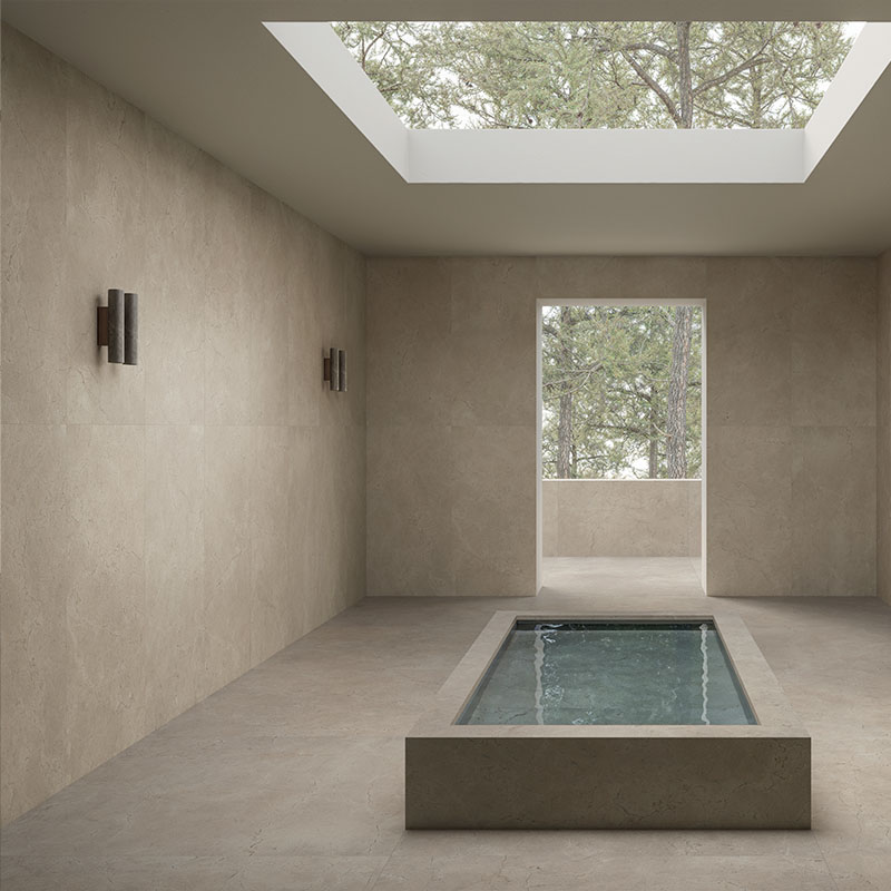 Kalkstein Optik Fliese Calcis Visione 60 x 120 cm