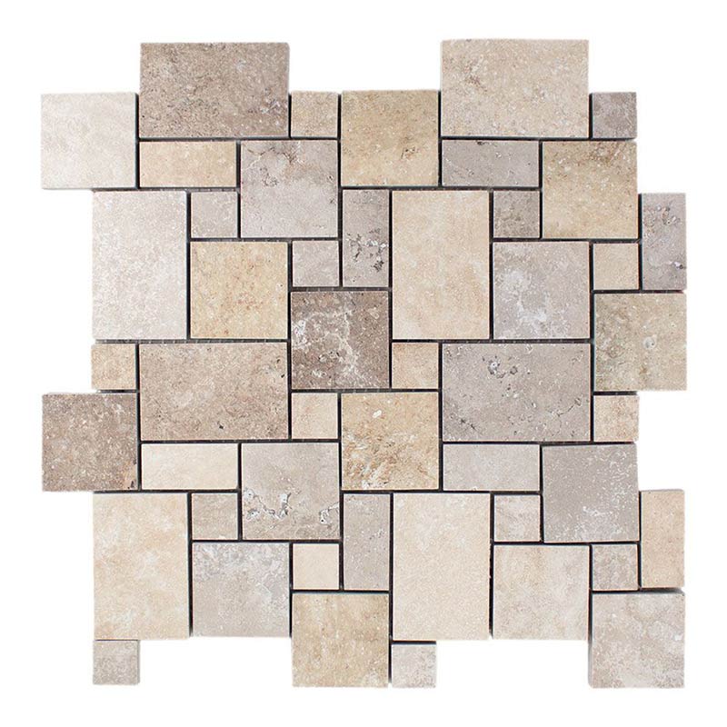 Mosaico Opus Travertino Multiformat Mosaikfliesen