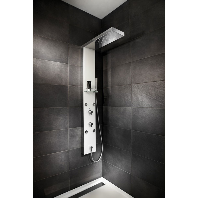 HSK Lavida Duschpaneel mit Traverse 160 x 21 cm Walk IN