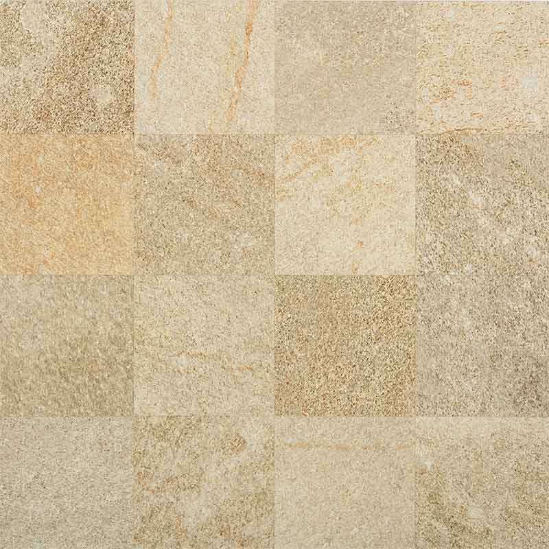 Steinoptik Bodenfliese Quarzite Ocra 60 x 60 cm