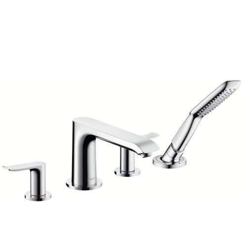 Hansgrohe Metris 4-Loch Wannenrand Armatur, DN 15