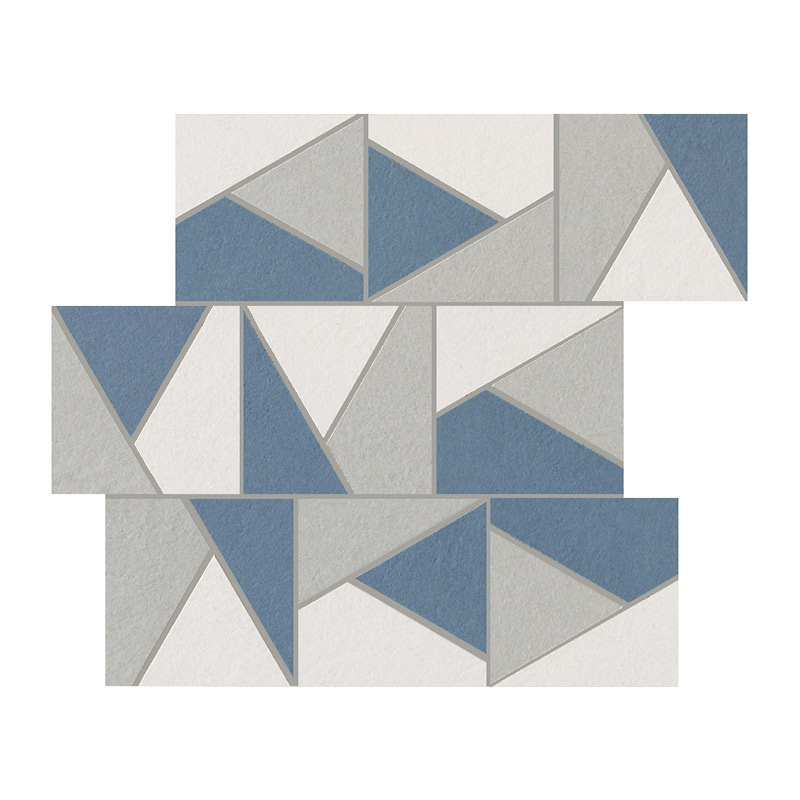 Italgraniti Nuances Mix Freddo 2 Mosaico Triangoli StrideUp