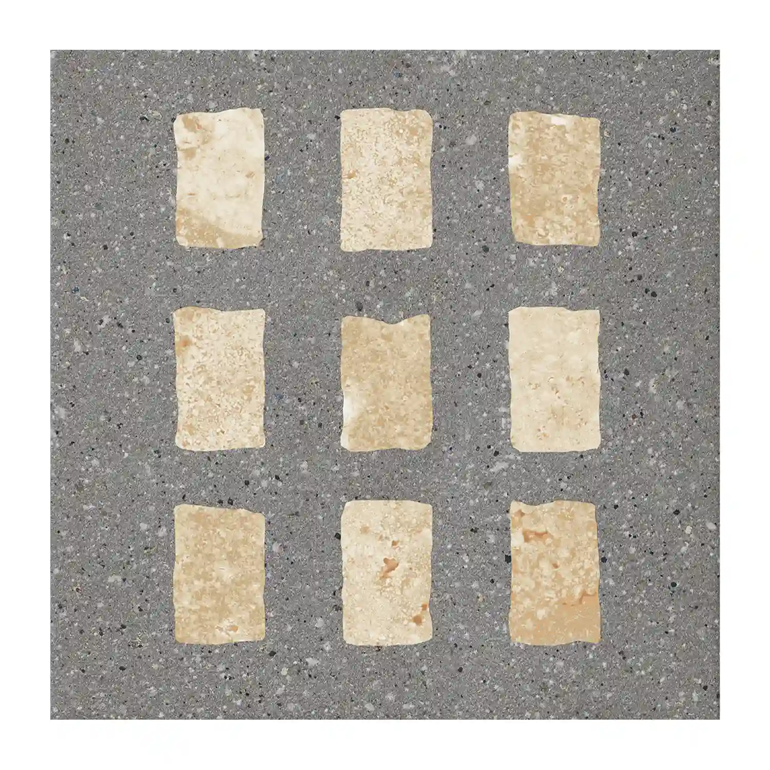 Fliese CIR Forever Color Gemstone Grey Mix 20 x 20 cm