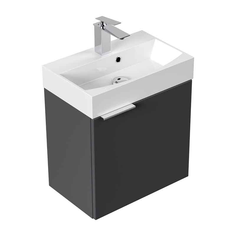 KWIQQ Cube Gäste WC Badmöbel 50 cm