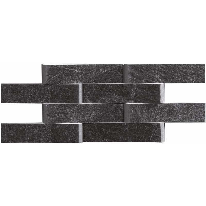 gazzini Slide Black 14 x 30 cm Bordüre
