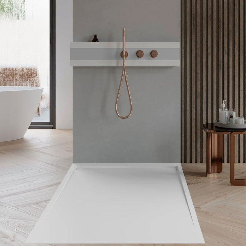 Hidrobox Line X Duschfläche 90 cm x 170 cm Bianco