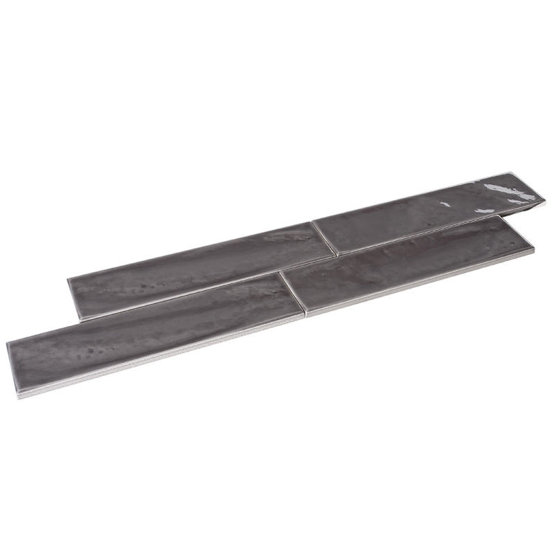 Settecento New Yorker Charcoal Glänzend 7,5 x 30 cm Wandflie