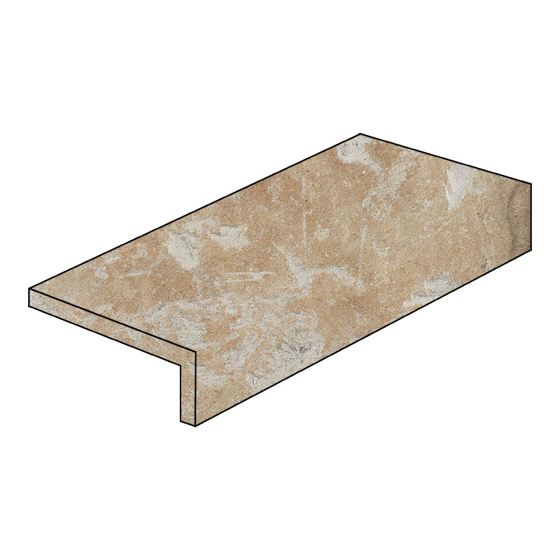 CIR Cotto del Campiano Terra di Pienza Winkel Stufe R11 10 x 40 x 3,5 cm