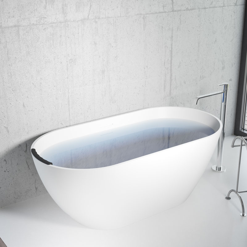 Riho Bilbao Solid Surface Badewanne 150 x 75 x 55,5 cm