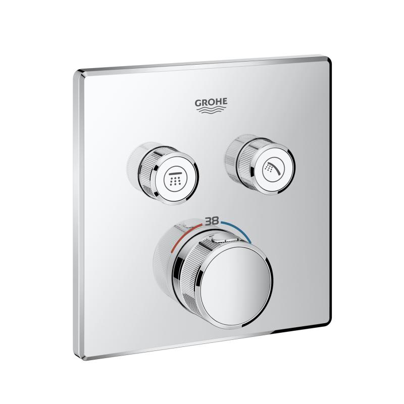 Grohe Grohtherm SmartControl Thermostat mit 2 Absperrventile