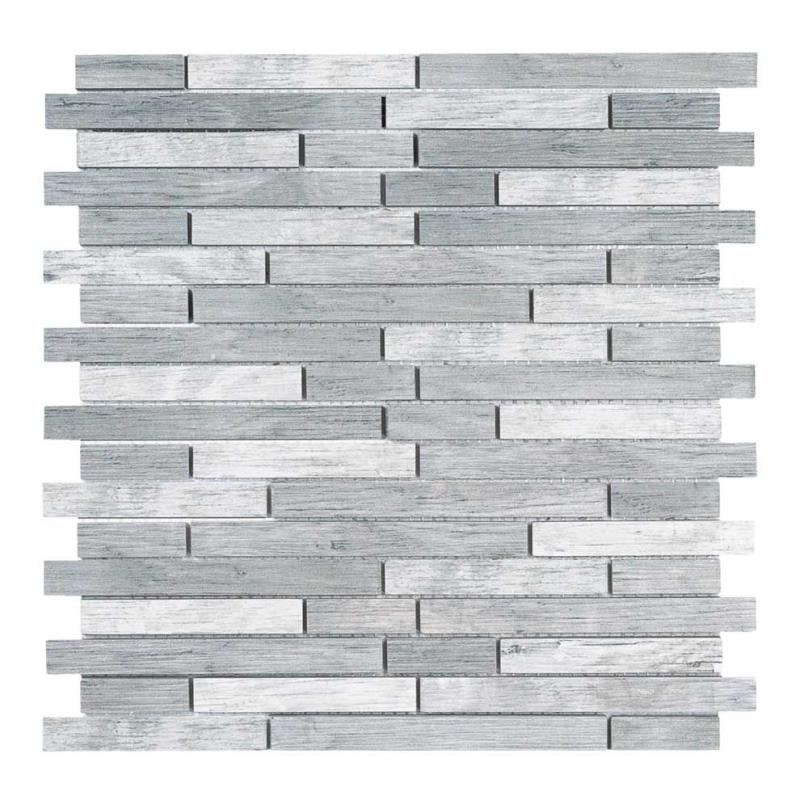 Mosaico Brick Vintage-1 grigio 1,5 cm Mosaikfliesen