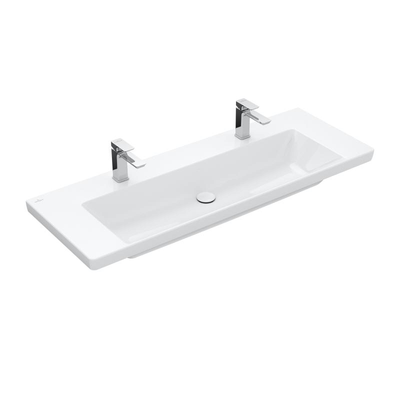 Villeroy & Boch Subway 3.0 Doppel-Möbelwaschtisch 130 x47 cm