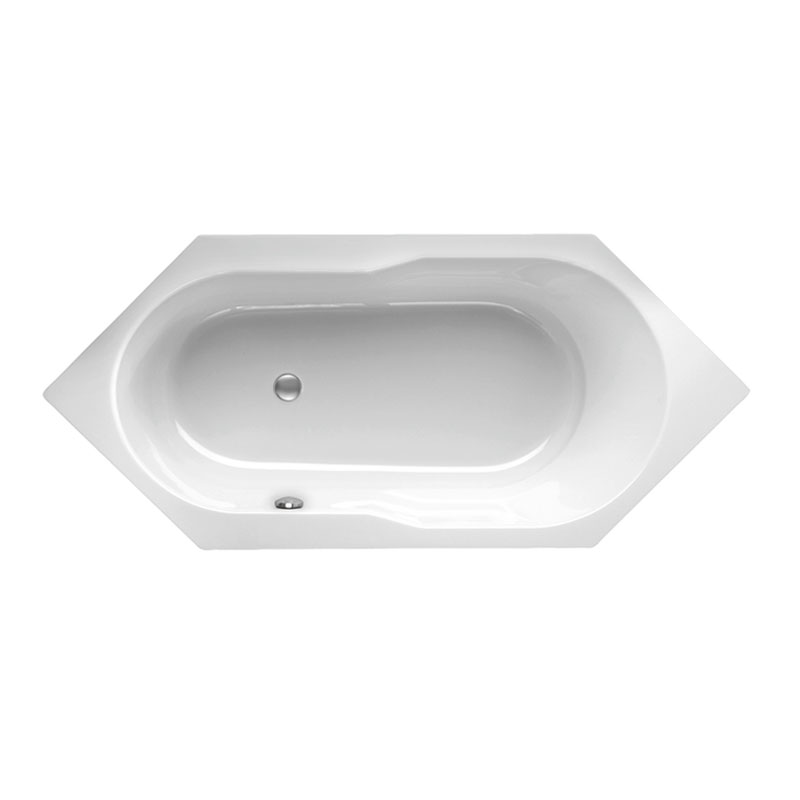 Mauersberger Oleca Sechseck-Badewanne 190 x 85 x 43,5 cm