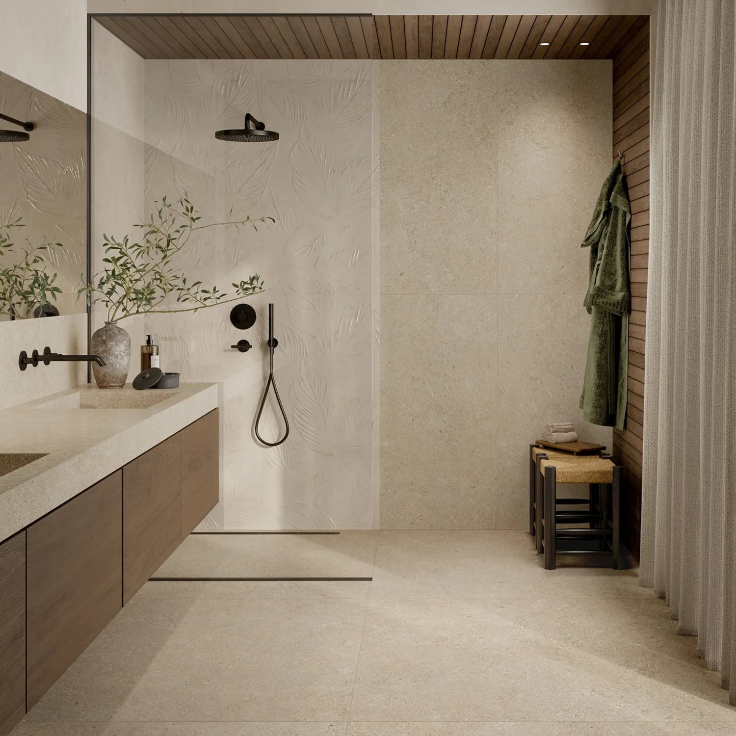 Steinoptik Fliese Sedimenti Beige Selected 60 x 120 cm