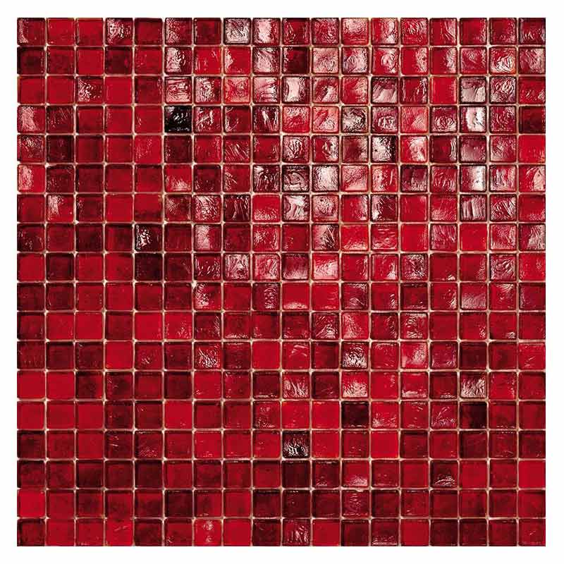 Sicis Waterglass Crimson Glasmosaik 15 x 15 mm