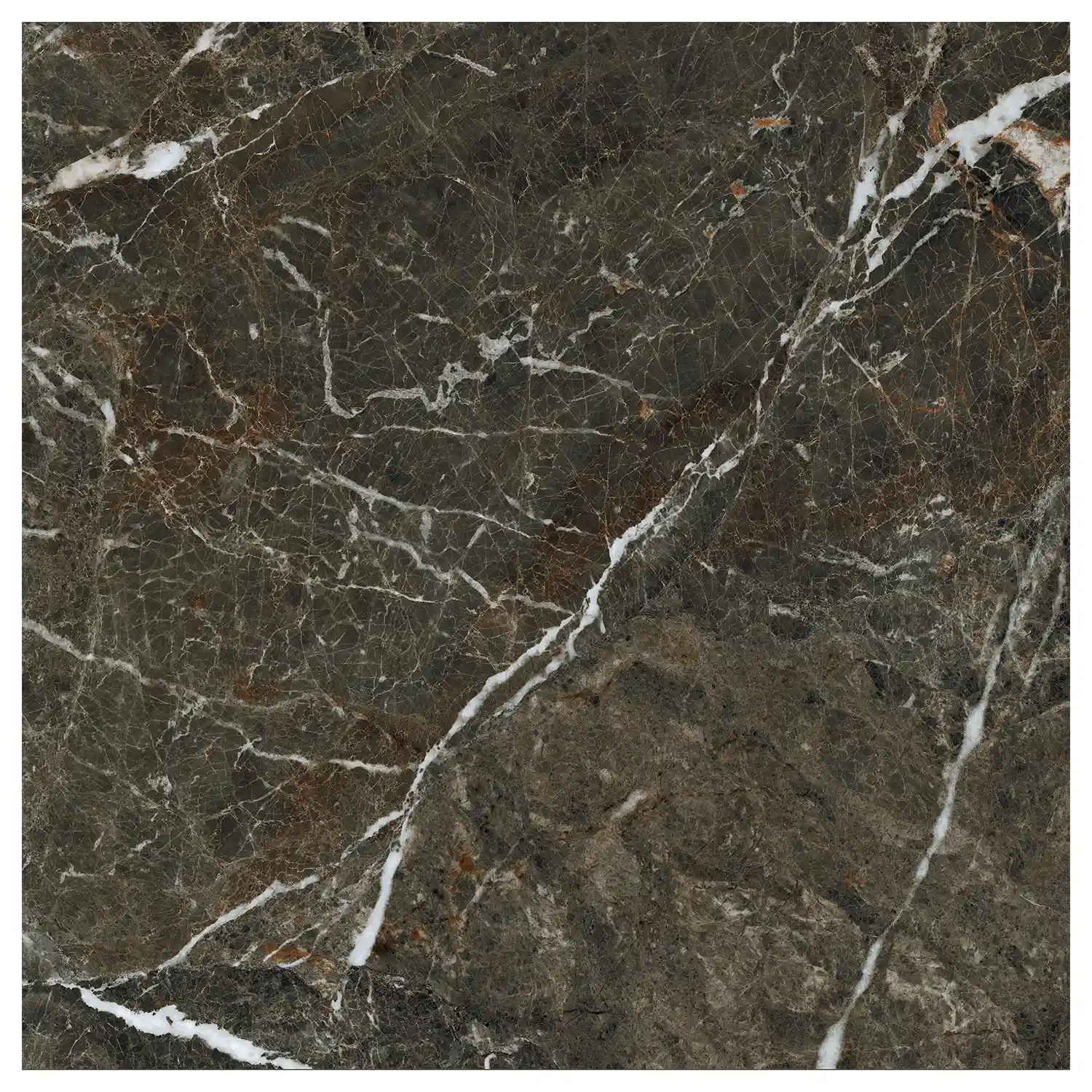 Marmoroptik Fliese St Laurent Tabacco 120 x 120 cm