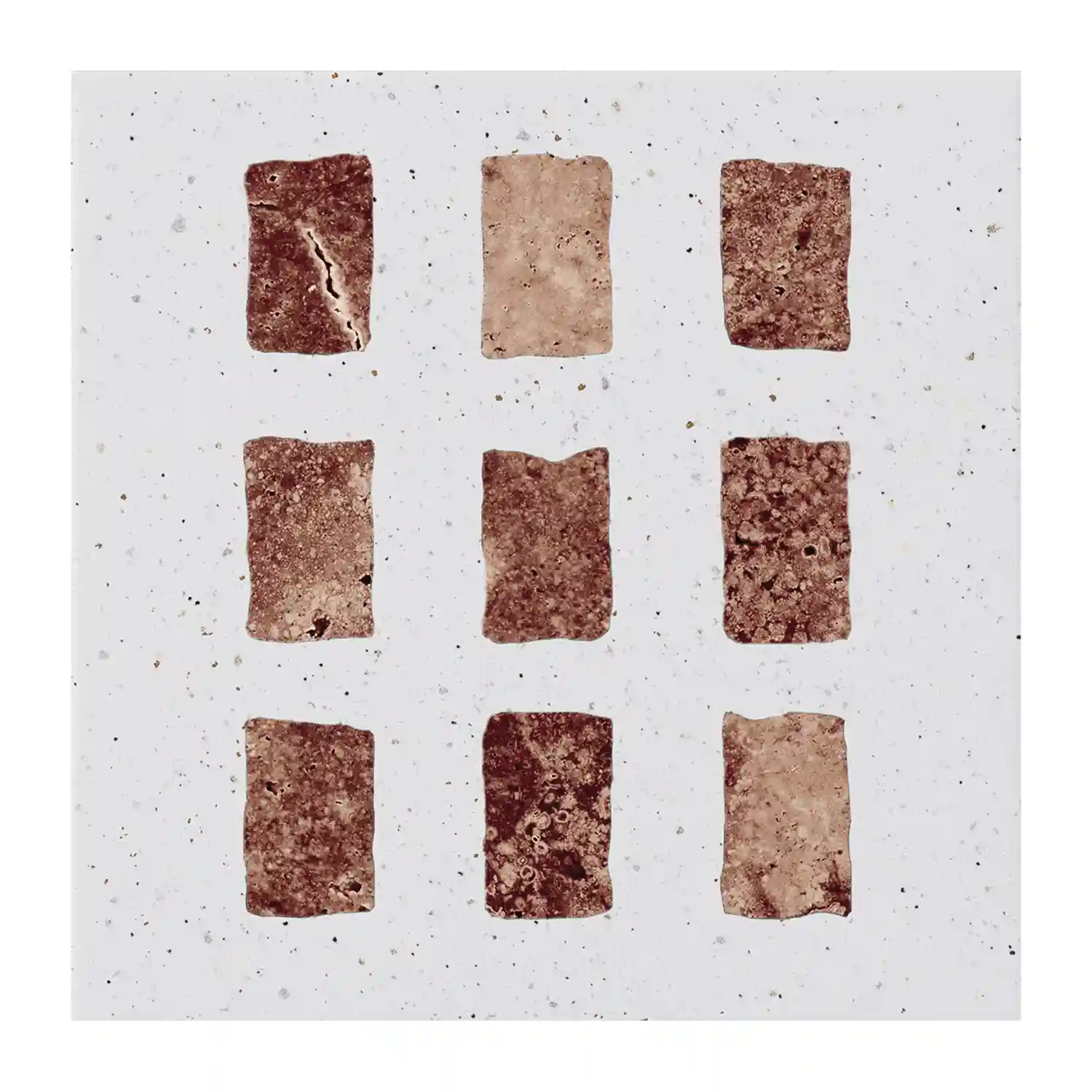 Fliese CIR Forever Color Gemstone White Mix 20 x 20 cm