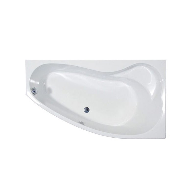 Caribia Minicorner Raumspar Badewanne 160 x 90 x 45 cm Recht