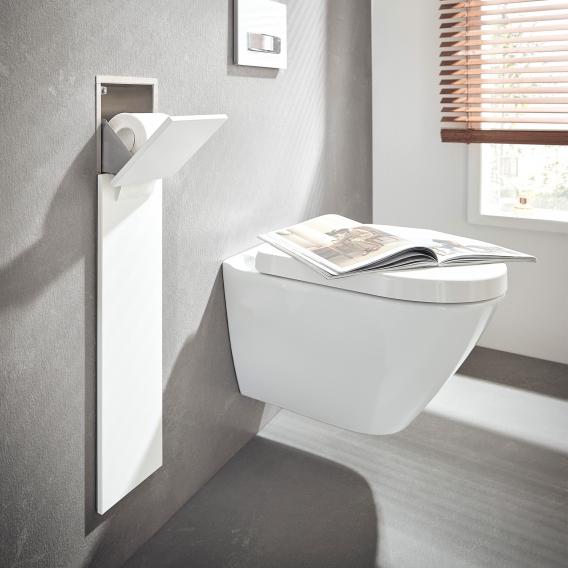 Emco Asis Pure Unterputz-WC-Modul mit Ersatzrollenfach
