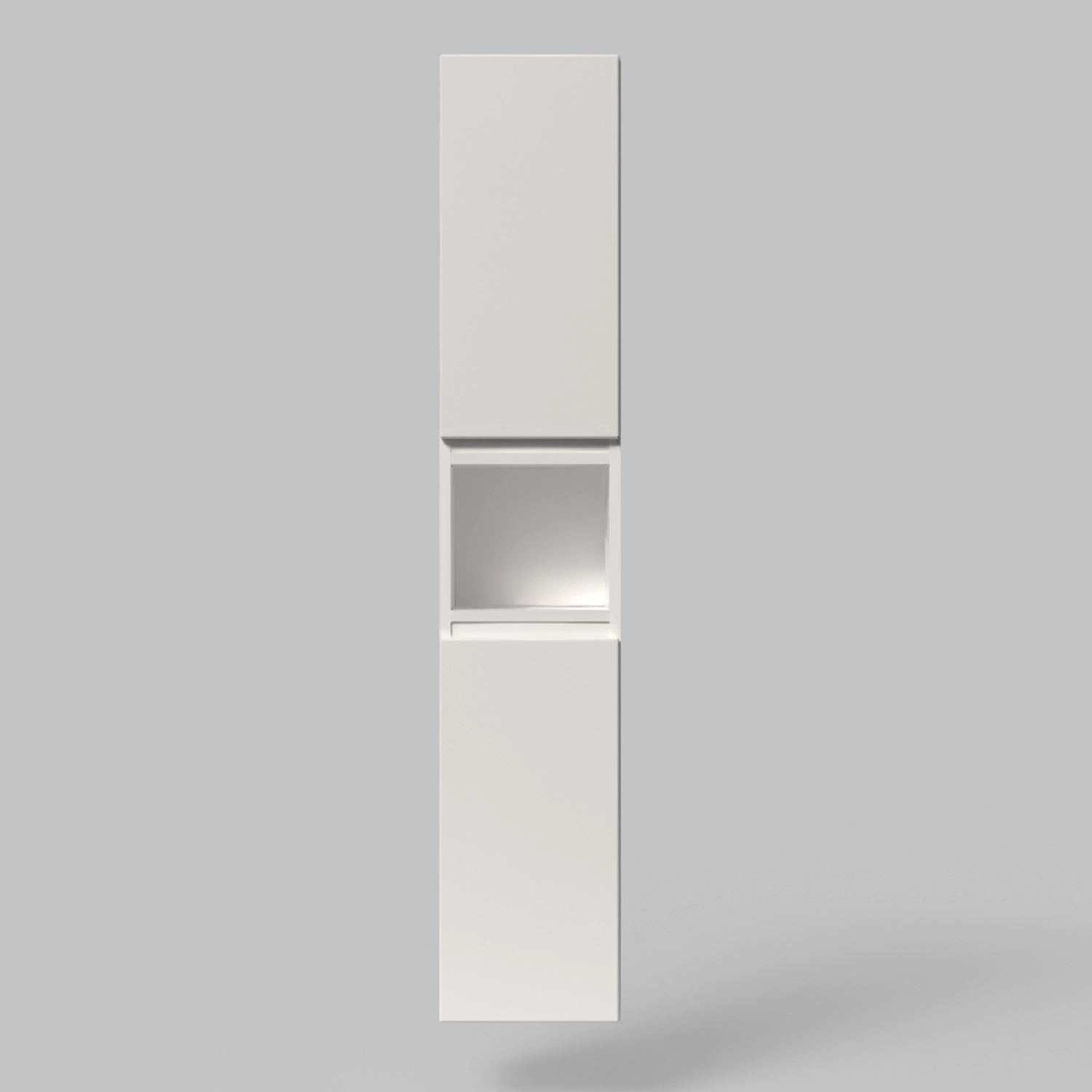 Laguna Hochschrank mit 2 Türen grifflos mit 1 Fach