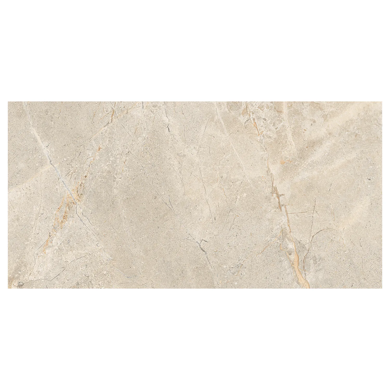 Steinoptik Fliese Crust Beige 60 x 120 cm