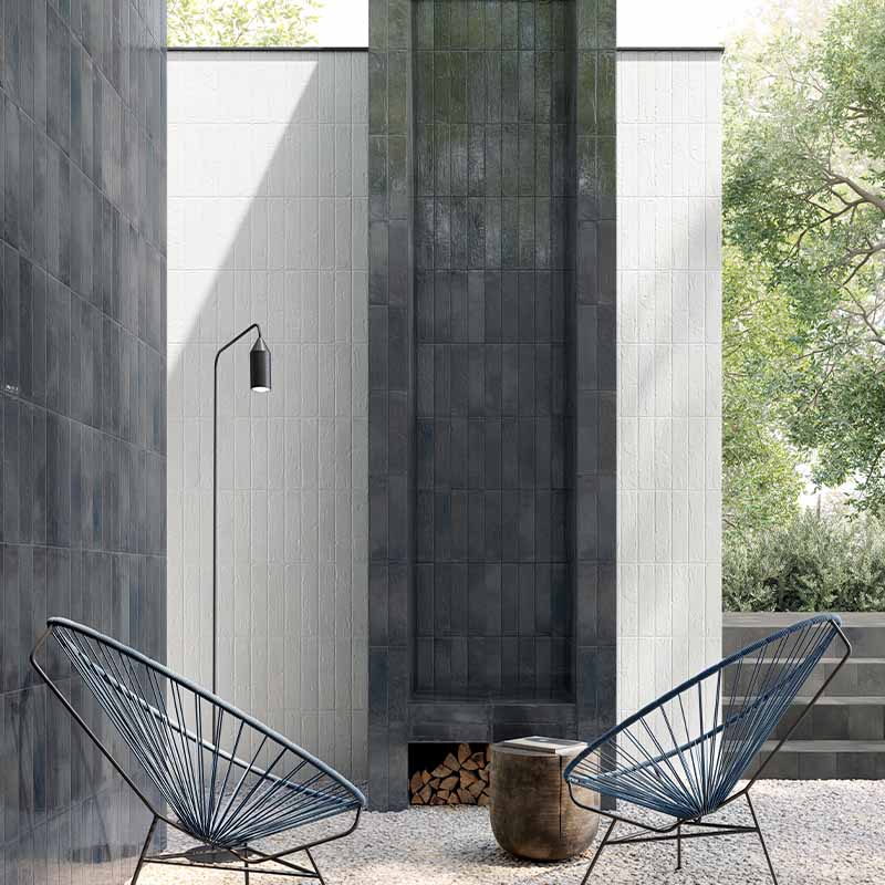 Brick Wandfliese CIR City Black Lux 6,5 x 29 cm