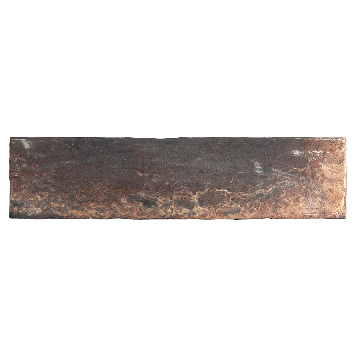 Wandfliese Brick Industrial Copper 7,5 x 30 cm