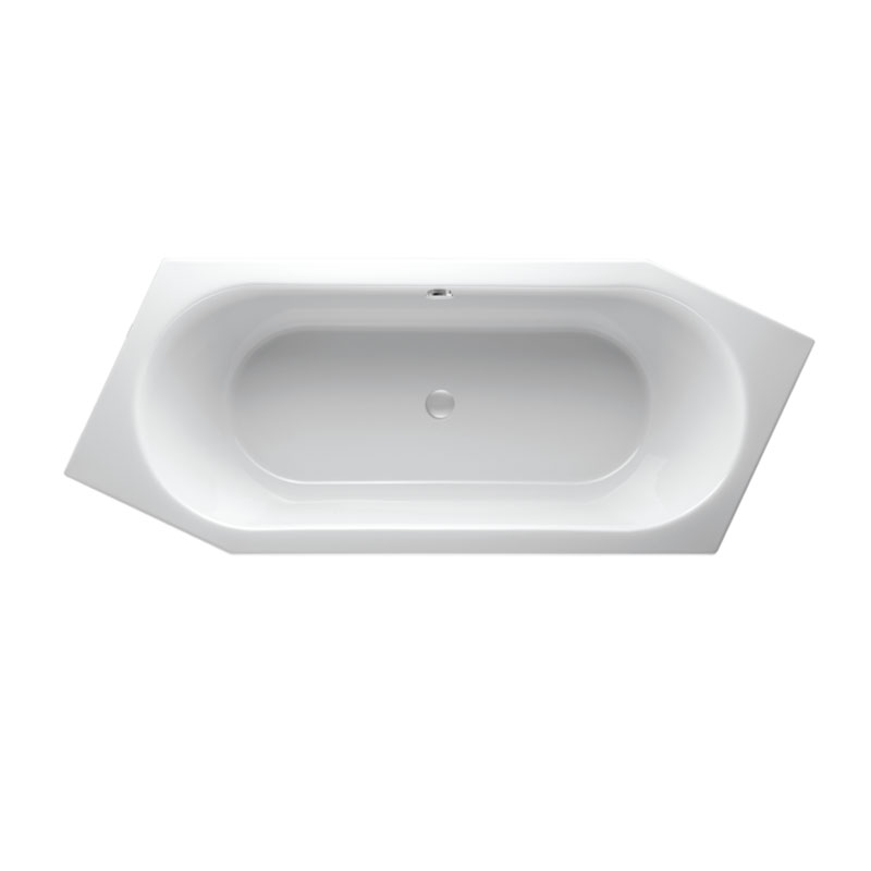 Mauersberger Ovata asym Sechseck-Badewanne 205 x 80 x 45 cm Links