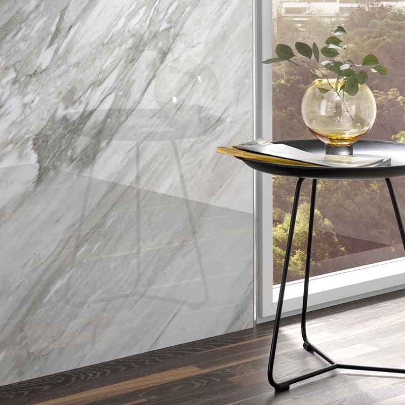 HSK RenoDeco Duschrückwand Marmor, classico-weiß