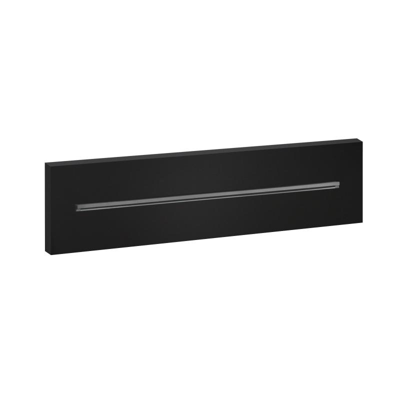 Herzbach Deep Black Schwall Wandauslauf Unterputz XL