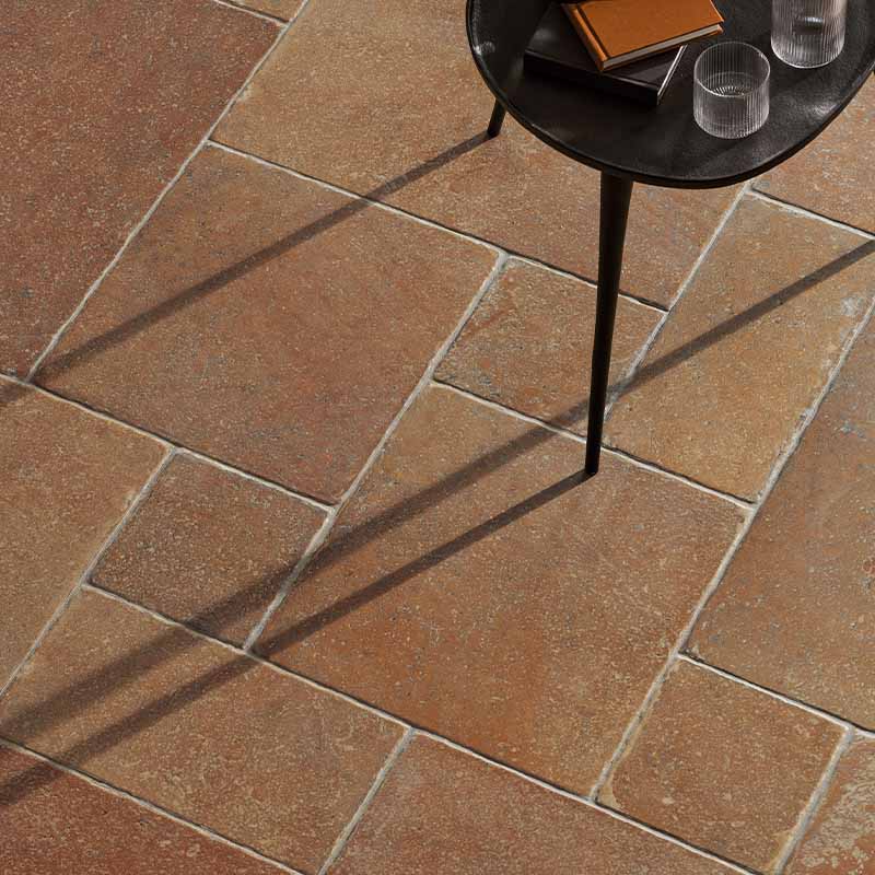 Cotto Bodenfliese Pomposa Ambra 20 x 40 cm