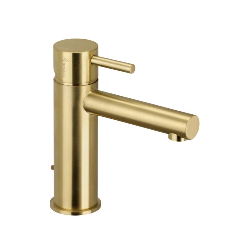 Herzbach Design iX PVD Brass Steel Waschtischmischer