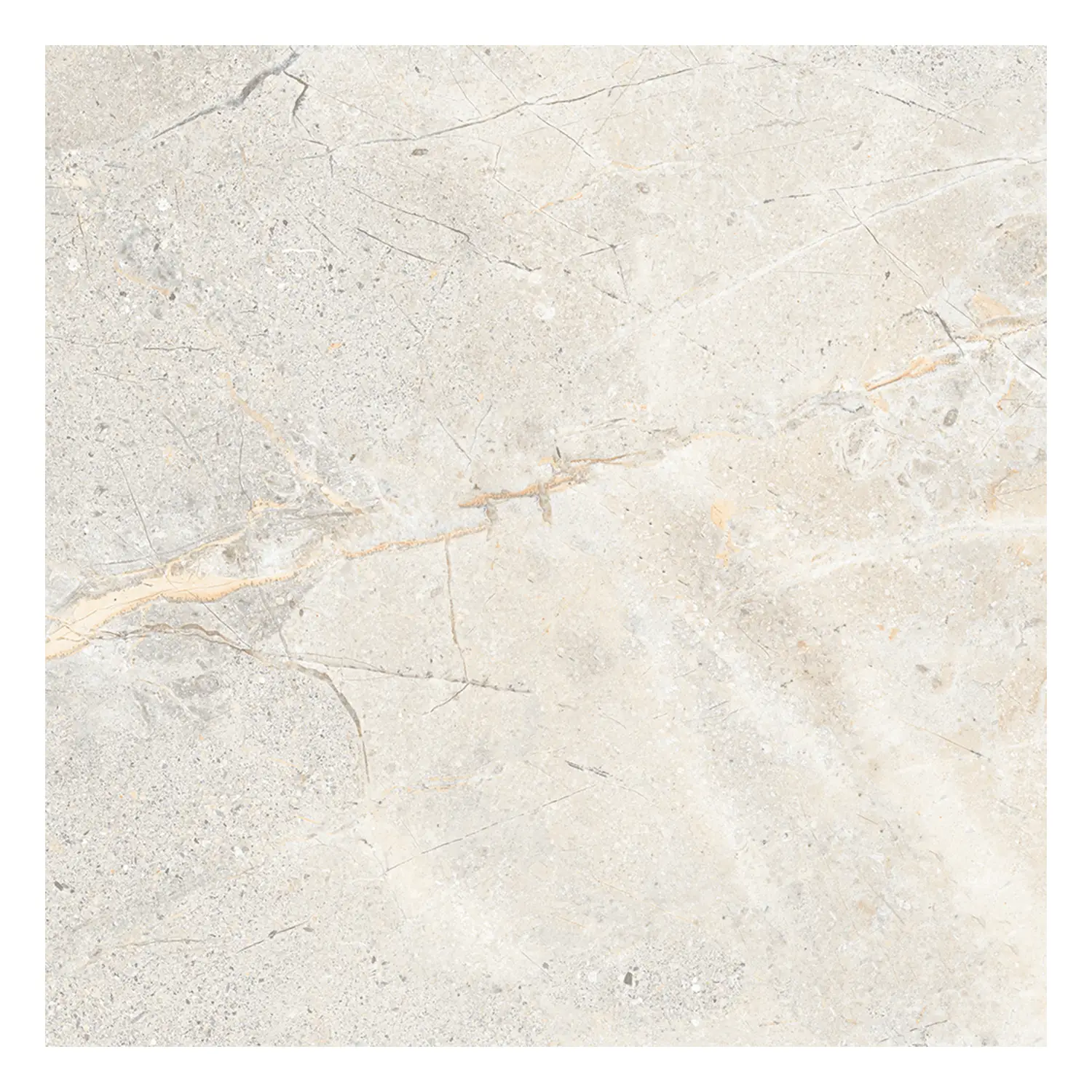 Steinoptik Fliese Crust Light Grey R11 60 x 60 cm