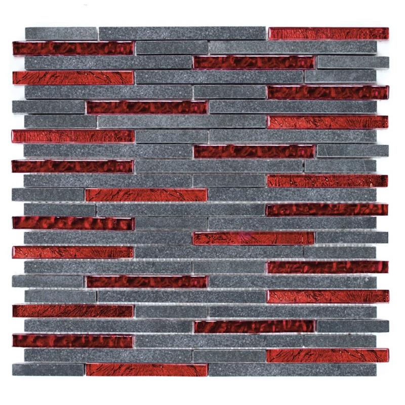 Brick Mix-M/NR satinato 1 cm Muretto Brick Mosaikfliesen