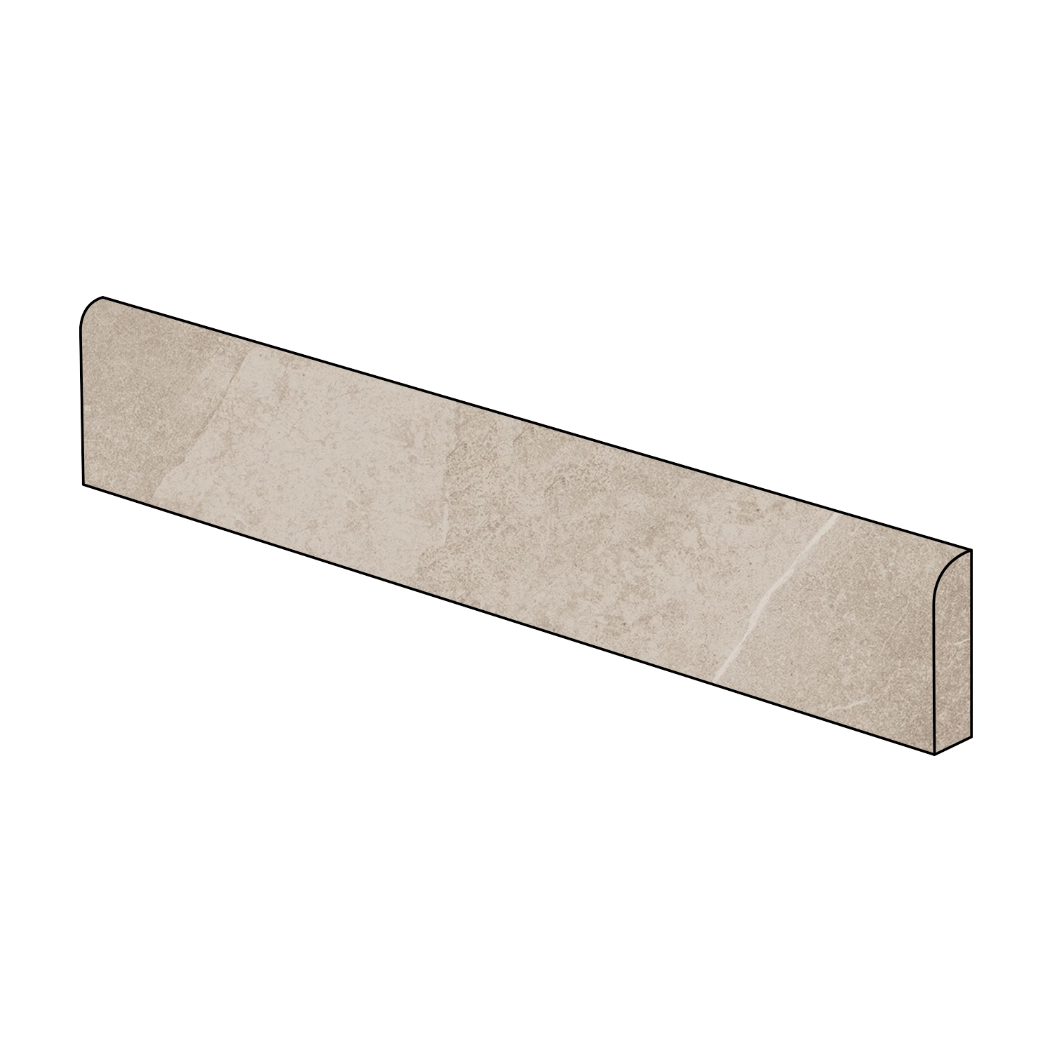 Schieferoptik Sockel Shale Taupe 7 x 60 cm