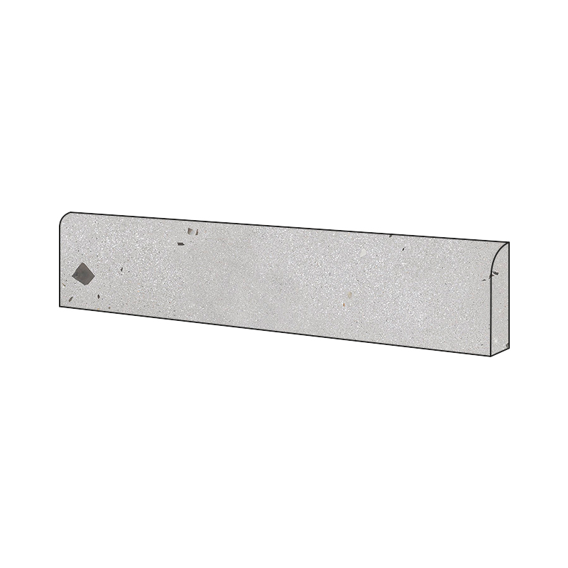 Terrazzo Beton Sockel Kado Smoke Cement 9 x 60 cm